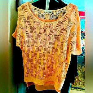 Roz & Ali Elaborate Embroidered sweater, Size Medium